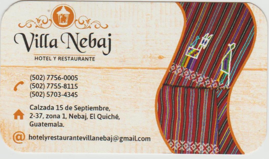 Hotel Y Restaurante Villa Nebaj المظهر الخارجي الصورة